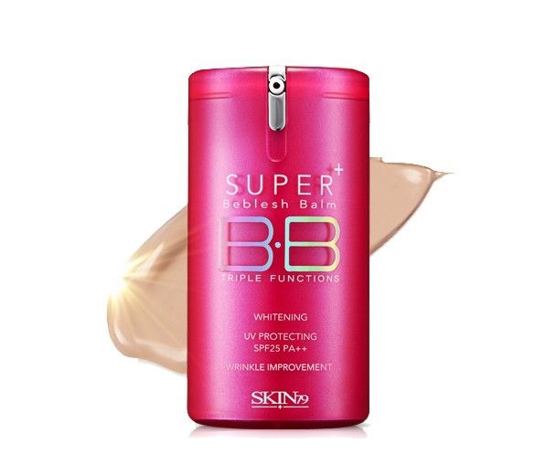 Многофункциональный увлажняющий питательный антивозрастной тональный BB крем с защитой от солнца Skin79 Hot Pink Super Plus BB Cream SPF25 PA++