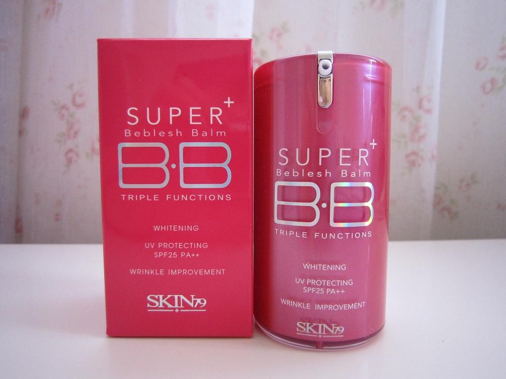 Многофункциональный увлажняющий питательный антивозрастной тональный BB крем с защитой от солнца Skin79 Hot Pink Super Plus BB Cream SPF25 PA++ 01
