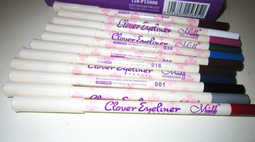 Набор из 12 карандашей для макияжа Clever Eyeliner 06
