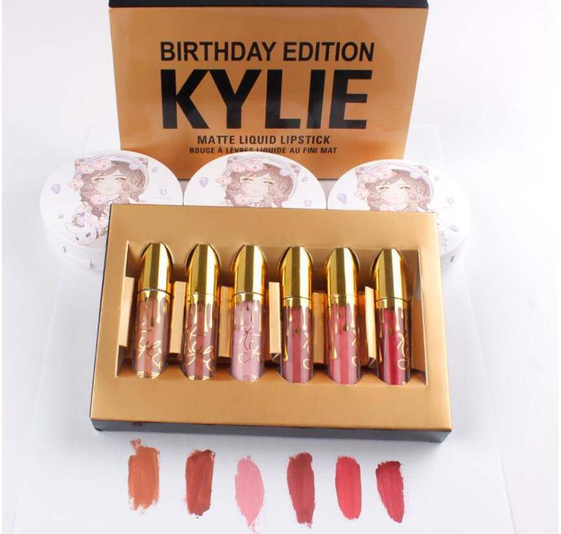 Лимитированный набор жидких матовых помад Kylie Birthday Edition 01