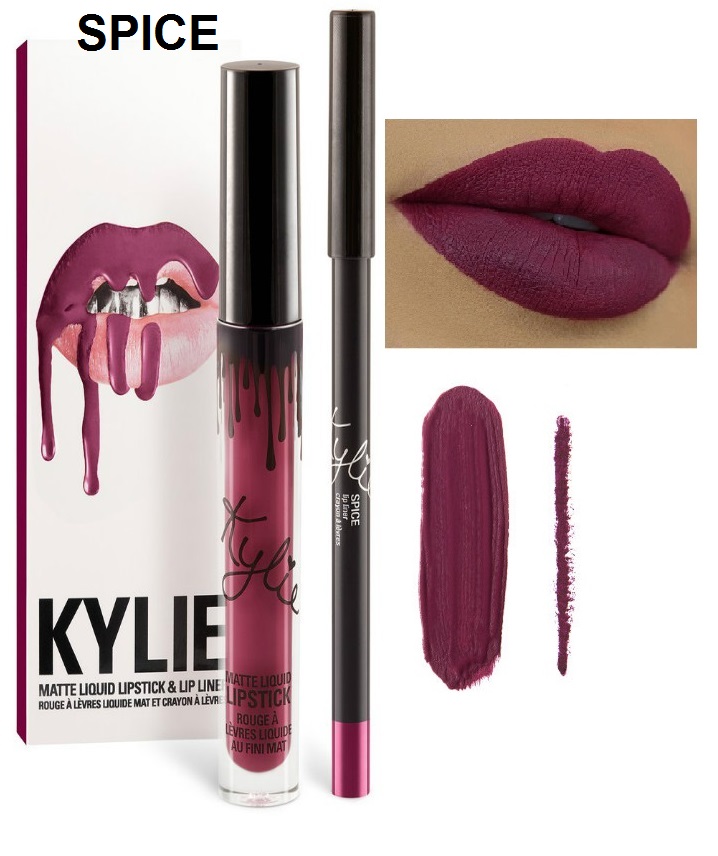 Набор помада + карандаш Kylie Lipstick & Lip Liner 07
