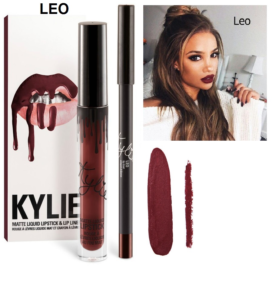 Набор помада + карандаш Kylie Lipstick & Lip Liner 12